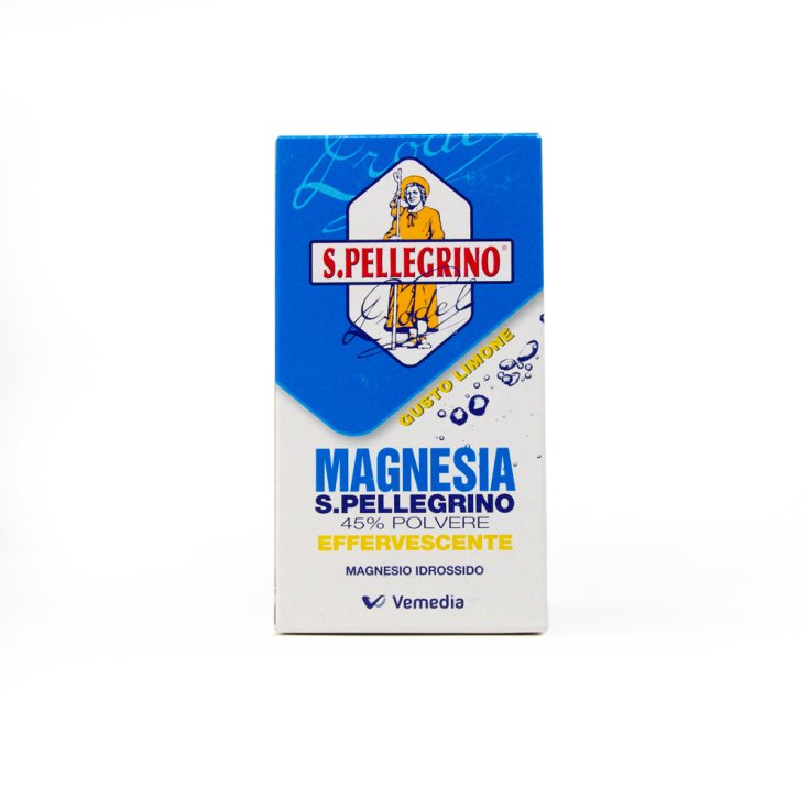 Magnesia S.Pellegrino 45% Polvere Effervescente Limone 100g
