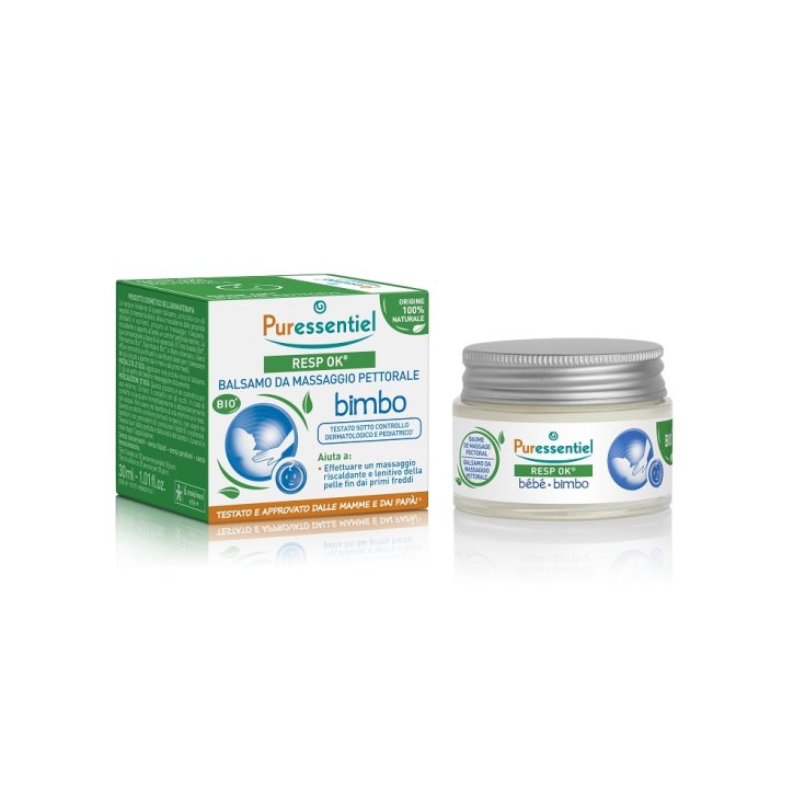 Resp Ok Balsamo Da Massaggio Pettorale Bimbo Puressentiel 30ml