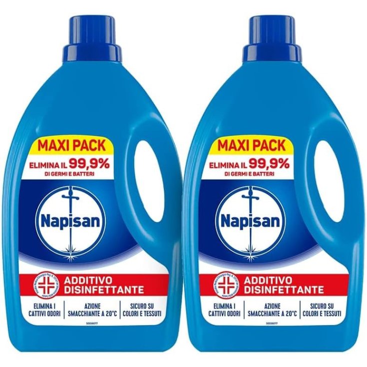 Napisan Additivo Disinfettante Liquido per Lavatrice Classico, 2x2.2L