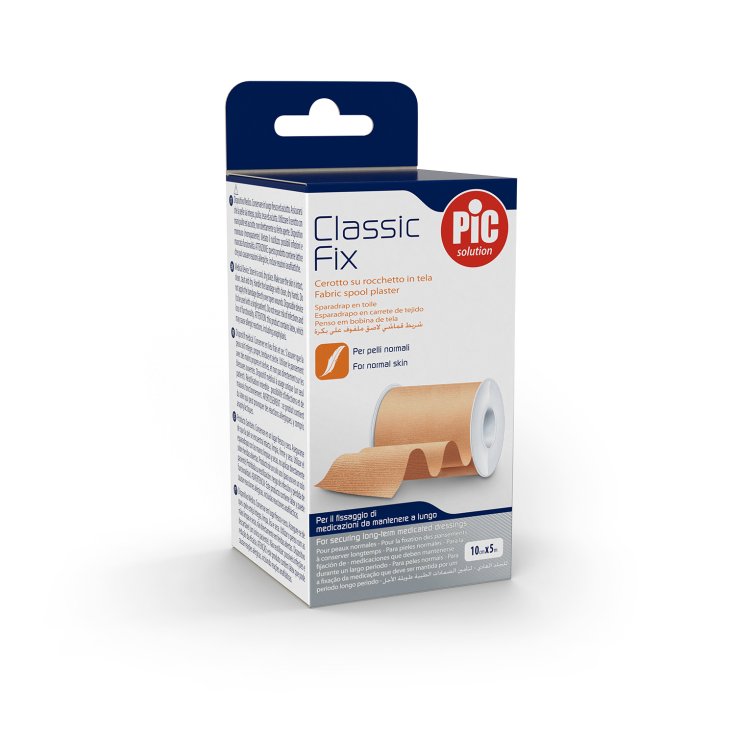 Classic Fix 10cm x 5m Cerotto su Rocchetto in Tela Pelle PIC