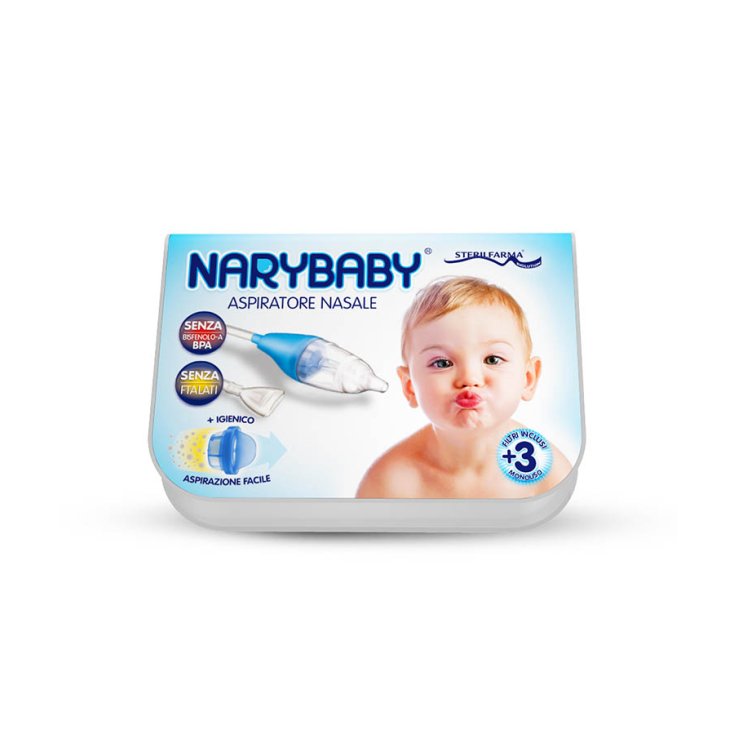 Sterilfarma® NaryBaby® Aspiratore Nasale + 3 Filtri 1 Pezzo