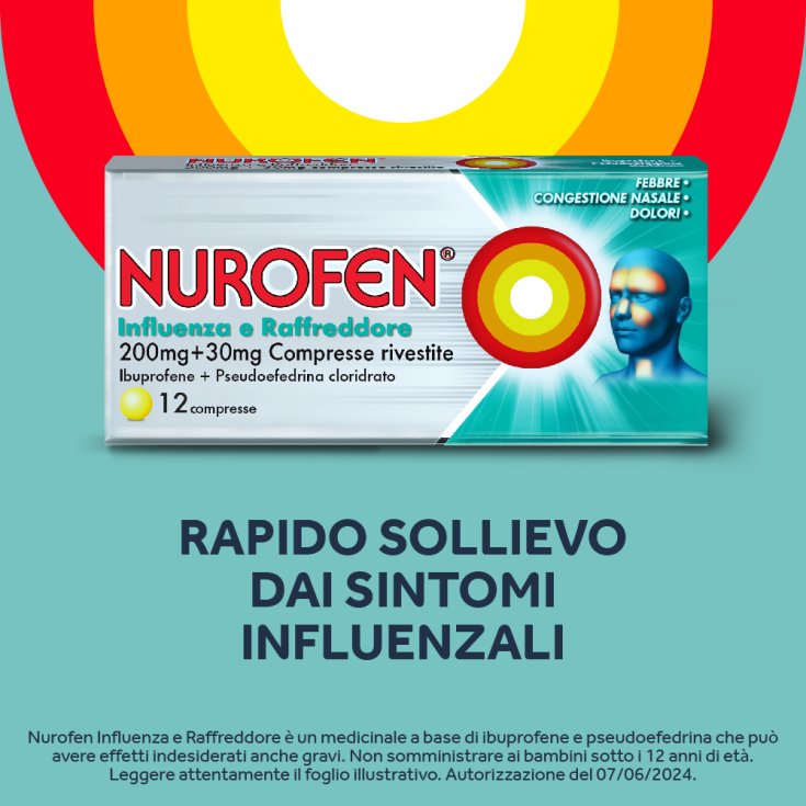 Nurofen Influenza e Raffreddore 12 compresse