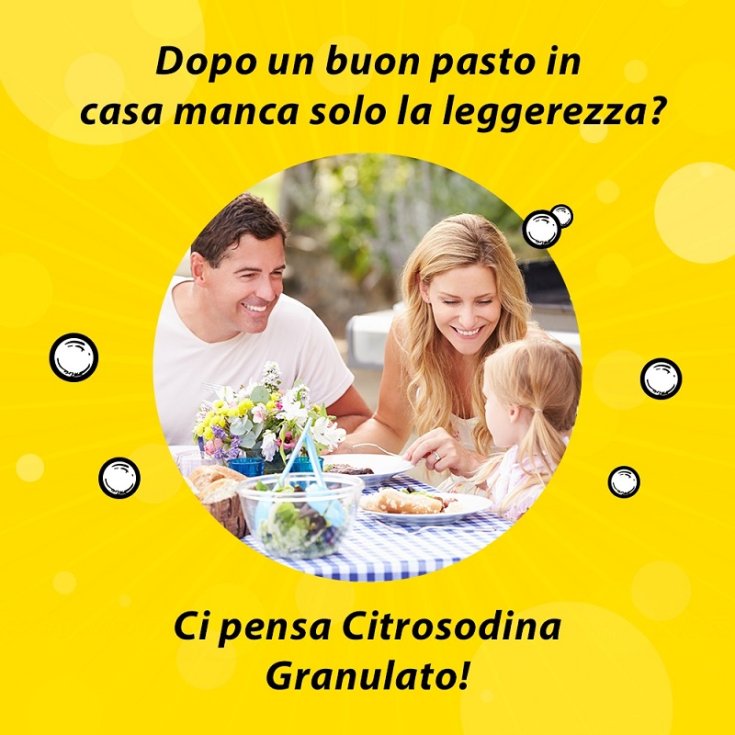 Citrosodina Granulato Effervescente Digestivo gusto Limone 150 gr
