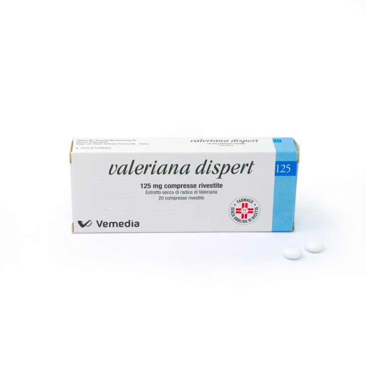 Valeriana Dispert 125mg Estratto Secco 20 Compresse Rivestite