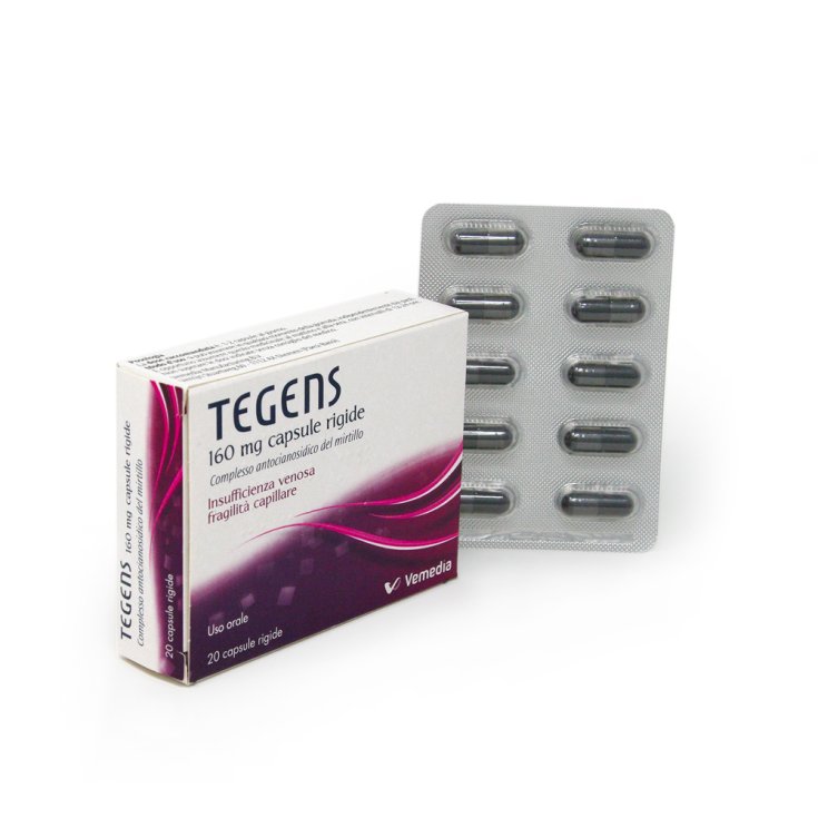 Tegens Stati Di fragilità Capillare 20 Capsule Rigide 160mg