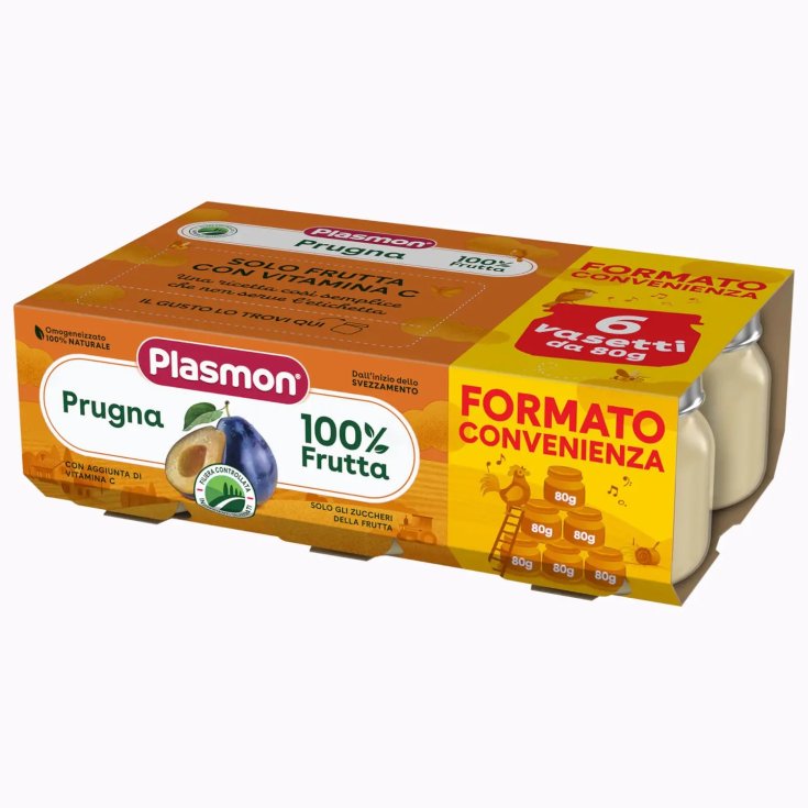 Omogeneizzato di Frutta Prugna Plasmon 6x80g