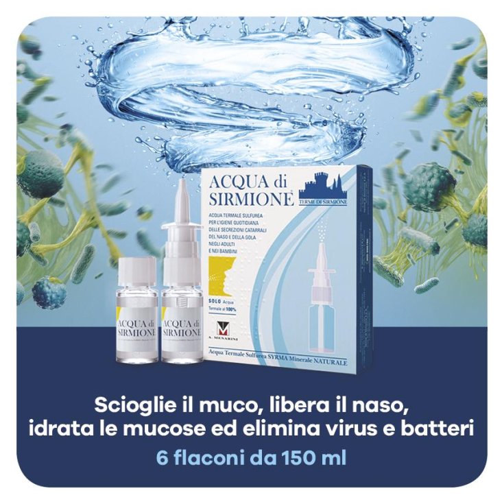 Acqua Di Sirmione Terme Di Sirmione Menarini 6x15ml