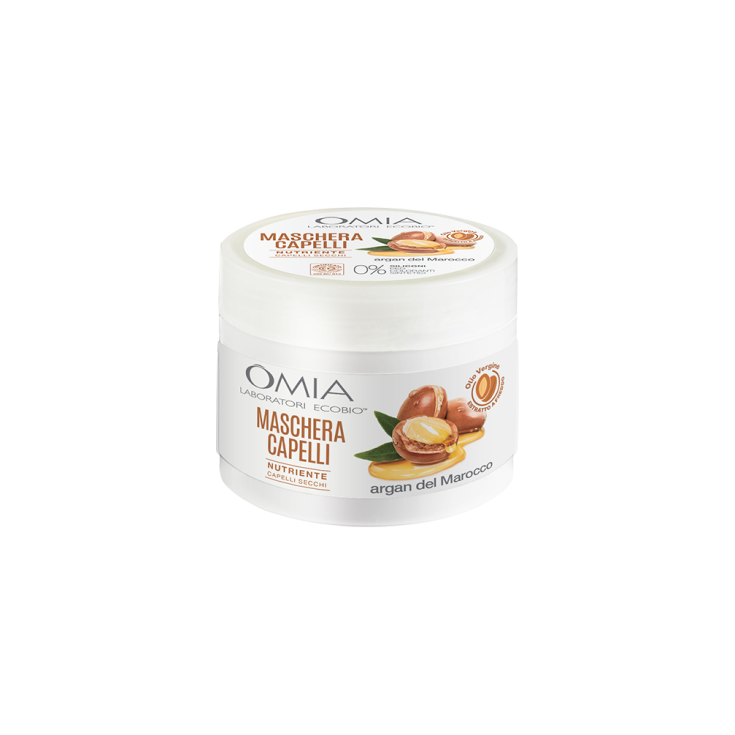 Maschera Capelli Argan Del Marocco Omia Laboratori Ecobio 250ml