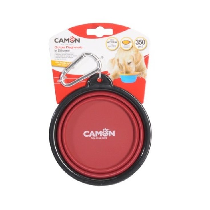 Ciotola Pieghevole in Silicone per Acqua - ø 11,5 X 350 Ml