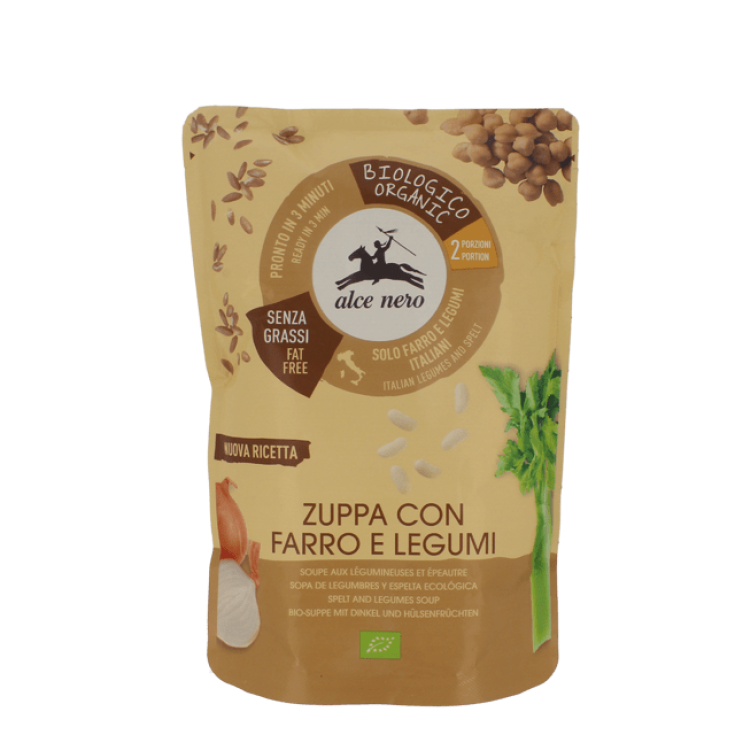 Zuppa Di Farro E Legumi Biologica Alce Nero 500g