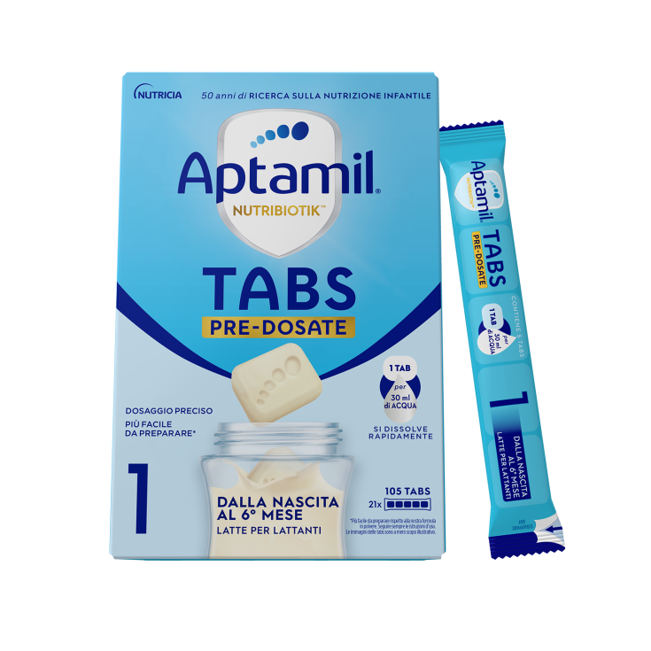Aptamil Nutribiotik Tabs Pre-Dosate 1 Nutricia 21 Bustine