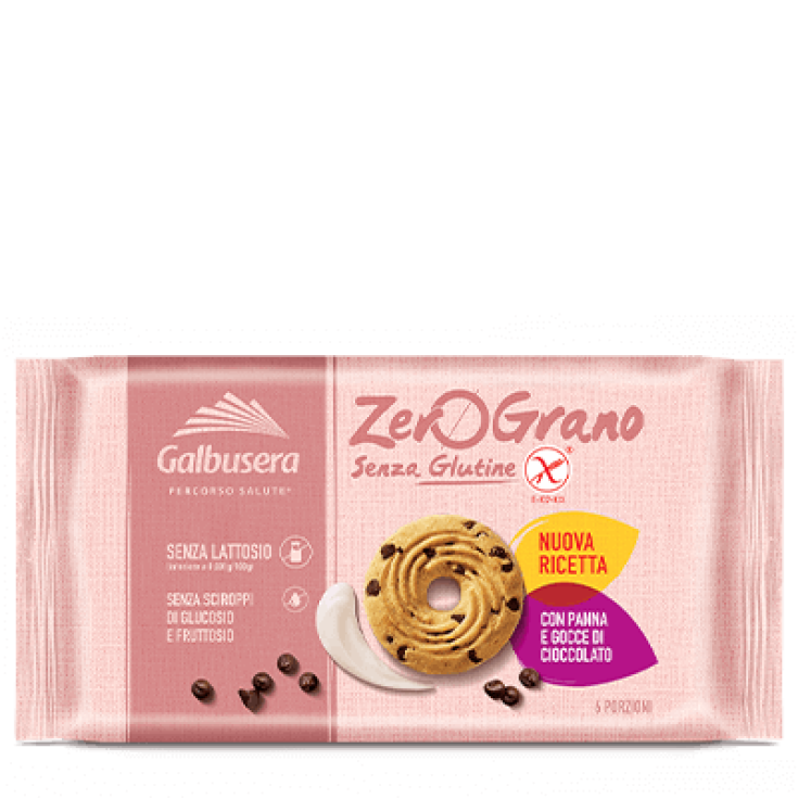 ZeroGrano Frollini Panna E Gocce Di Cioccolato Galbusera 220g