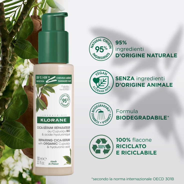 Cica-Siero Ristrutturante con burro di Cupuaçu Bio Klorane 100ml