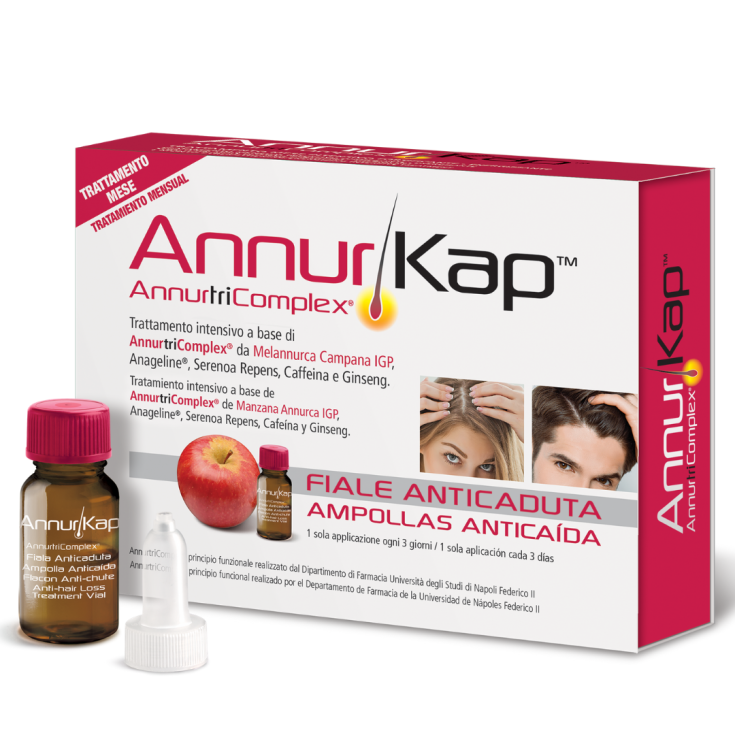 AnnurKap Fiale Anticaduta 10 Fiale Monodose Da 8 ml