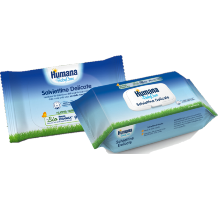 Salviettine Delicate Humana BabyCare 72 Salviette