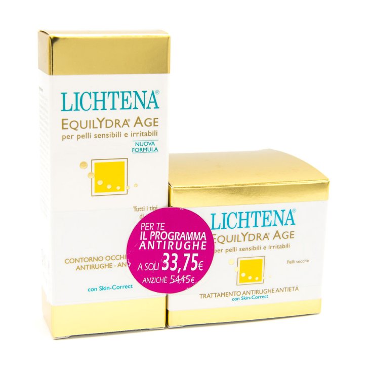 Lichtena Equilydra Age Antirughe Pelli Secche + Contorno Occhi