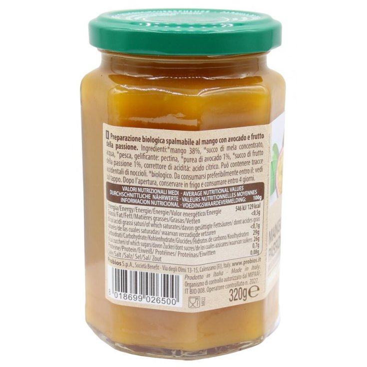 Mango Avocado Passion Fruit Probios 320g