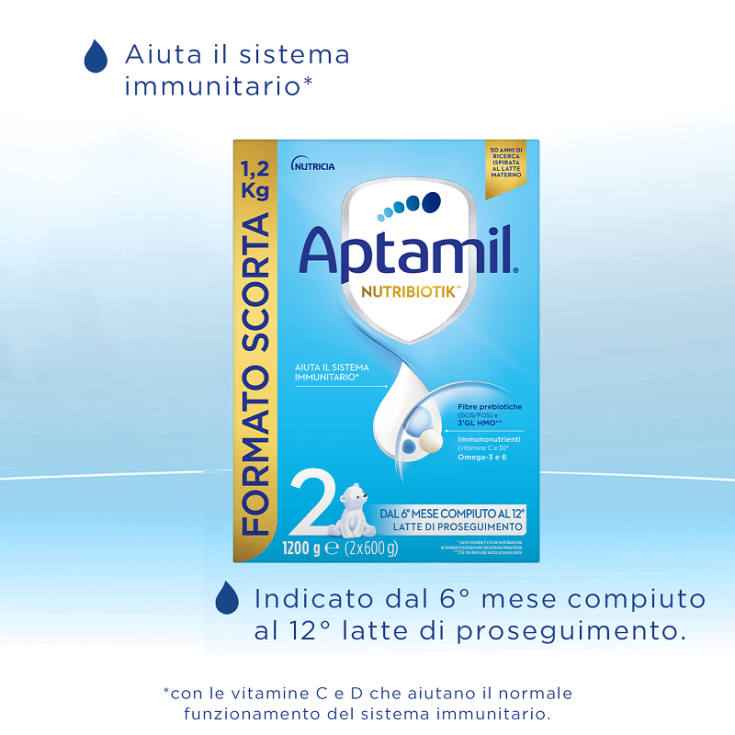Aptamil Con ProNutra 2 Nutricia 1200g