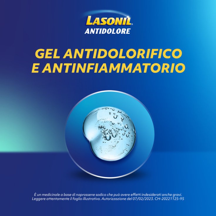 Lasonil Antidolore Gel Antinfiammatorio Dolori Muscolari 50gr