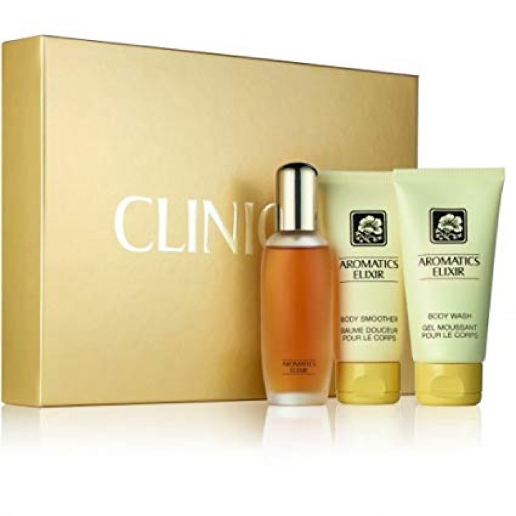Clinique Confezione Aromatics Elixir Eau De Parfum Spray 45ml Set 3 Parti 2017