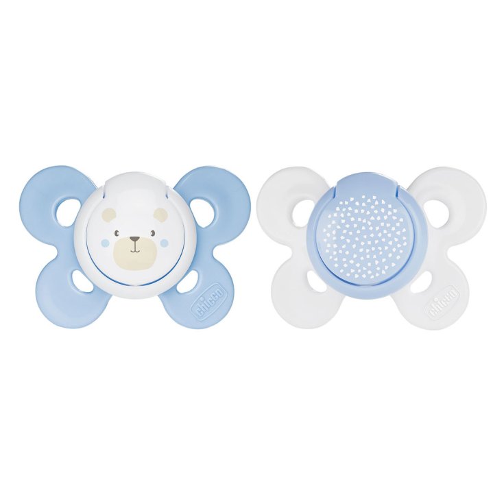 Chicco Ciuccio In Silicone Physio Comfort Per Bambini 0-6 M 2u