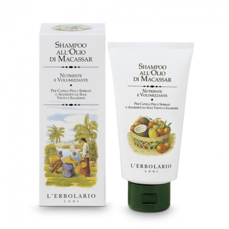 L'Erbolario Shampoo all’Olio di Macassar Nutriente e Volumizzante 150ml