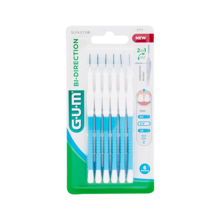 Sunstar Gum Bi Direzione Interprossimale Micro Fine 6 Unità