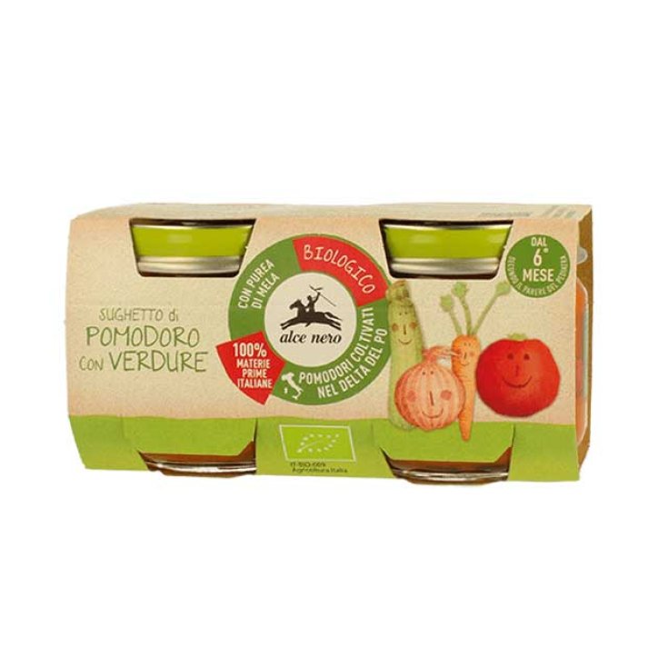 Sughetto Di Pomodoro Con Verdure Biologico Alce Nero 2x80g