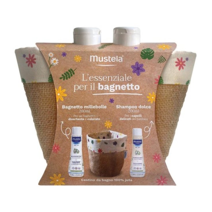 Cofanetto Panier Natale 2023 Mustela Kit Bagnetto