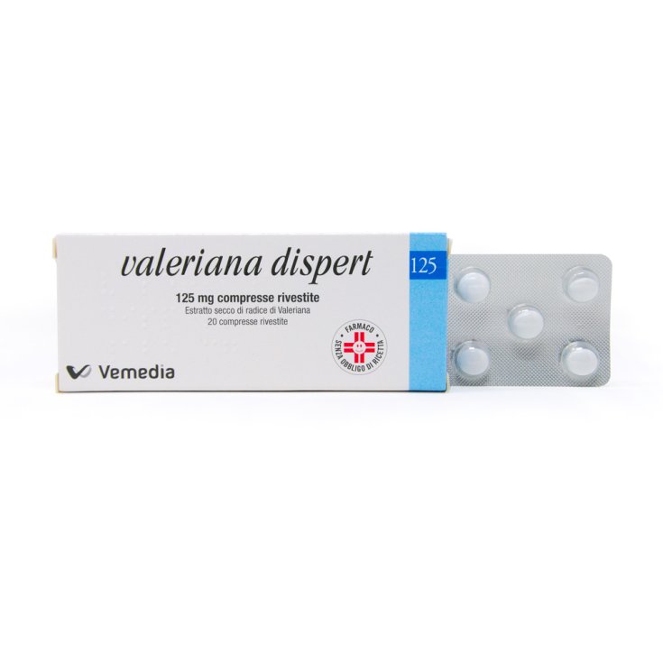 Valeriana Dispert 125mg Estratto Secco 20 Compresse Rivestite