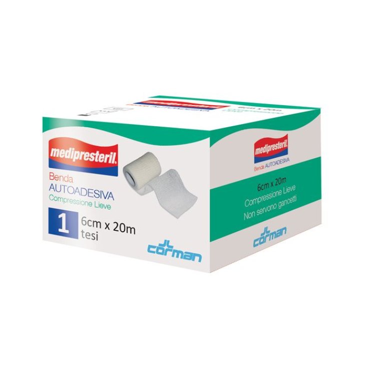 Medipresteril Benda Autoadesiva 6x20 Corman 1 Pezzo