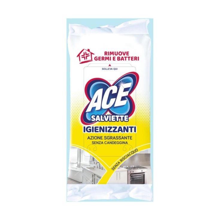 ACE Salviette Igienizzanti Azione Sgrassante 40 Pezzi