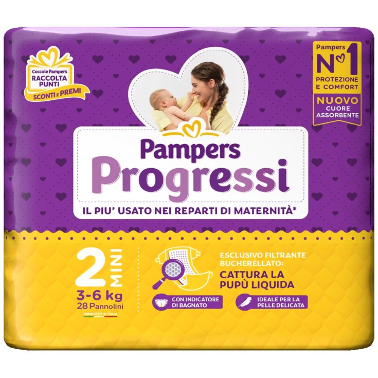 Pampers Progressi Pannolino MINI 28 Pezzi
