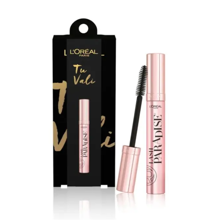 Tu Vali Self Confidence Box Basic Mascara Lash Paradise L'Oréal Paris 1 Pezzo