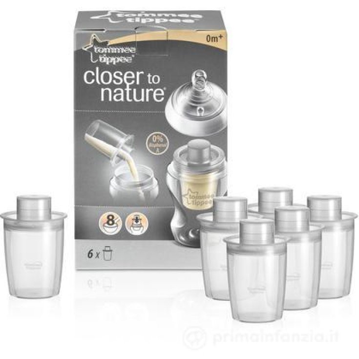 Closer To Nature Dosatore Latte In Polvere Tommee Tippee 6 Pezzi