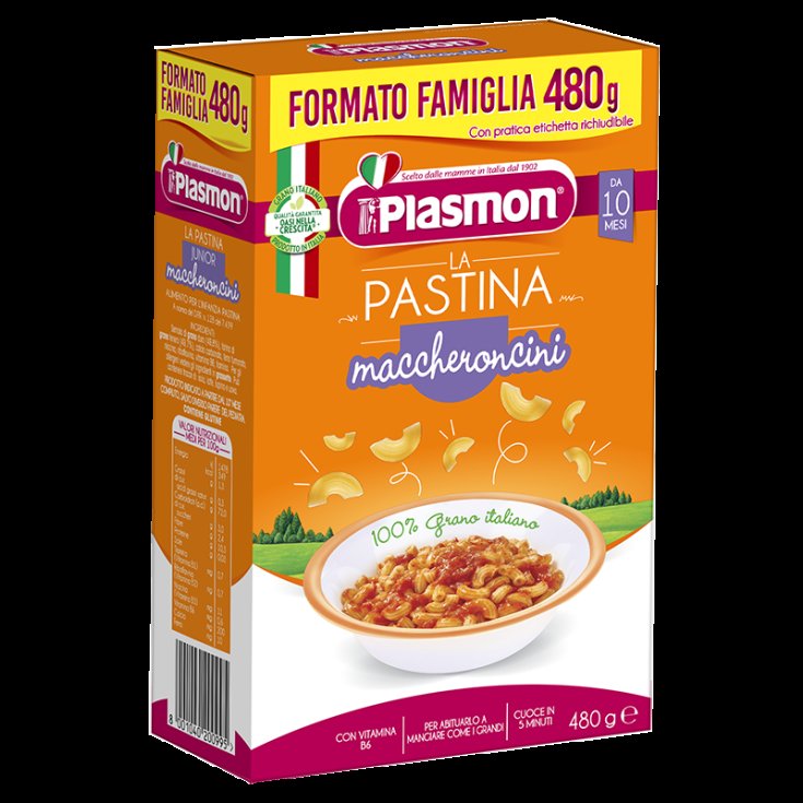 Maccheroncini La Pastina Plasmon 480g