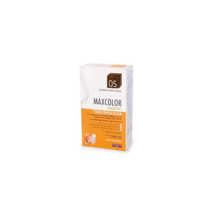 Max Color Vegetal Tinta Tricologica Colore N° 05 Castano Chiaro Cenere