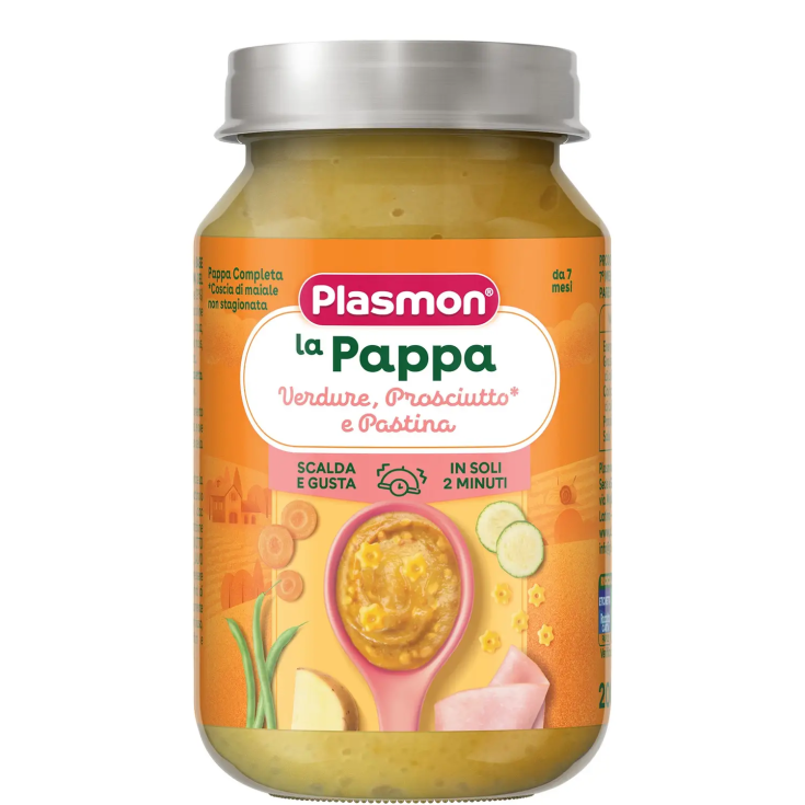La Pappa Verdure Prosciutto e Pastina Plasmon 200g