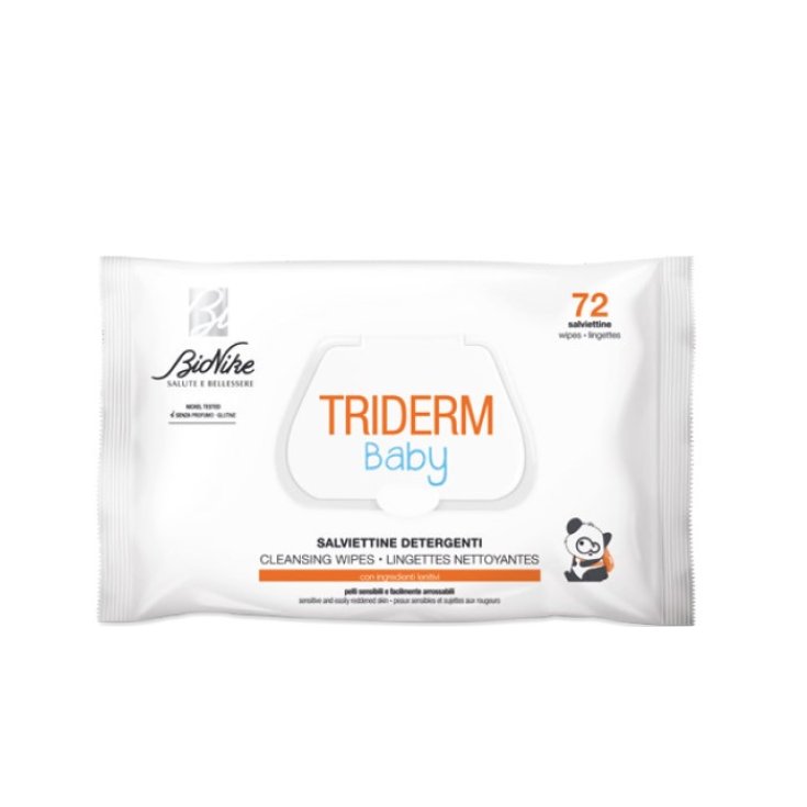 Triderm Baby Salviettine Detergenti BioNike 72 Pezzi