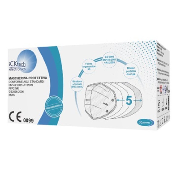 Mascherine FFP2 iCKtech 30 Pezzi