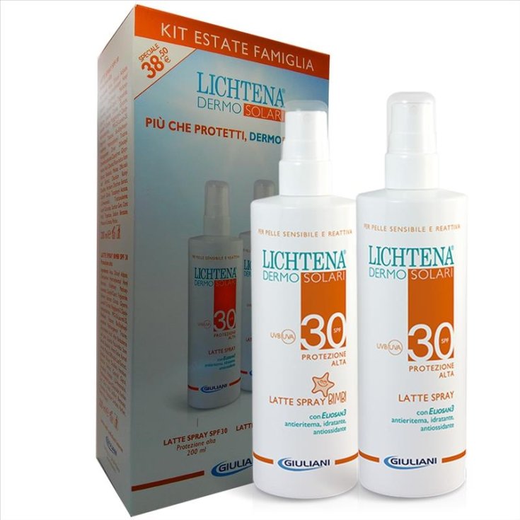 LICHTENA® DERMOSOLARI Latte Spray SPF30 + Latte Spray Bimbi SPF30
