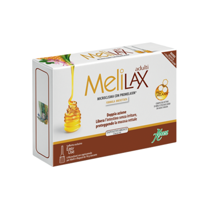 Melilax Adulti Aboca 6 Microclismi Monouso Da 10g
