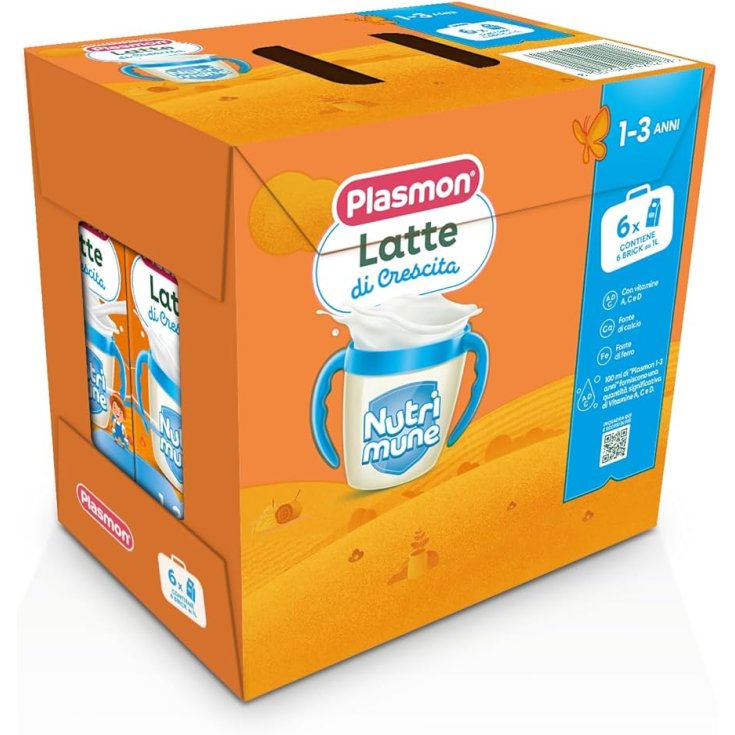Latte di Crescita con Biscotto 12-36 Mesi Nutri-mune Plasmon 6x1000ml