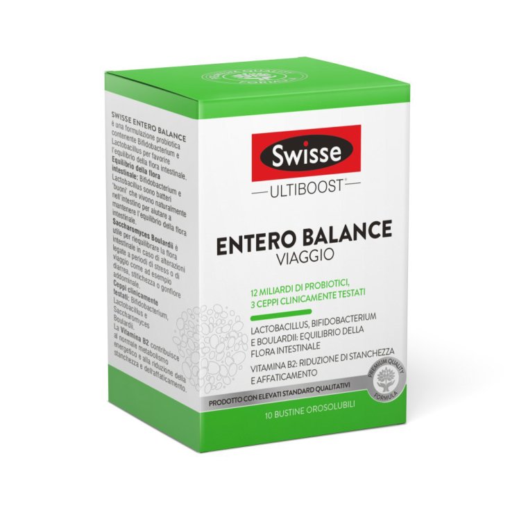 Swisse Entero Balance Viaggio 10 Bustine Orosolubili