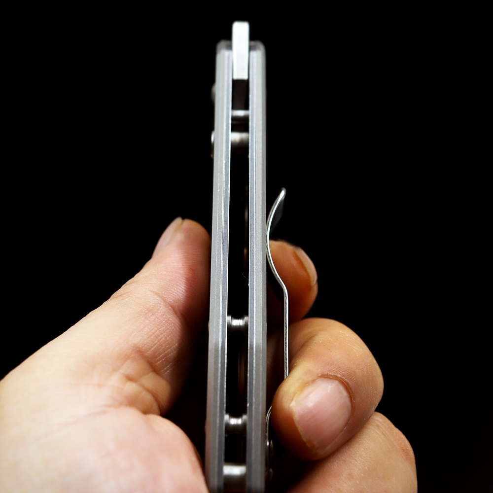 C240TIP Kevin Smock %100 VG10 Blade, Titanium handles Knife