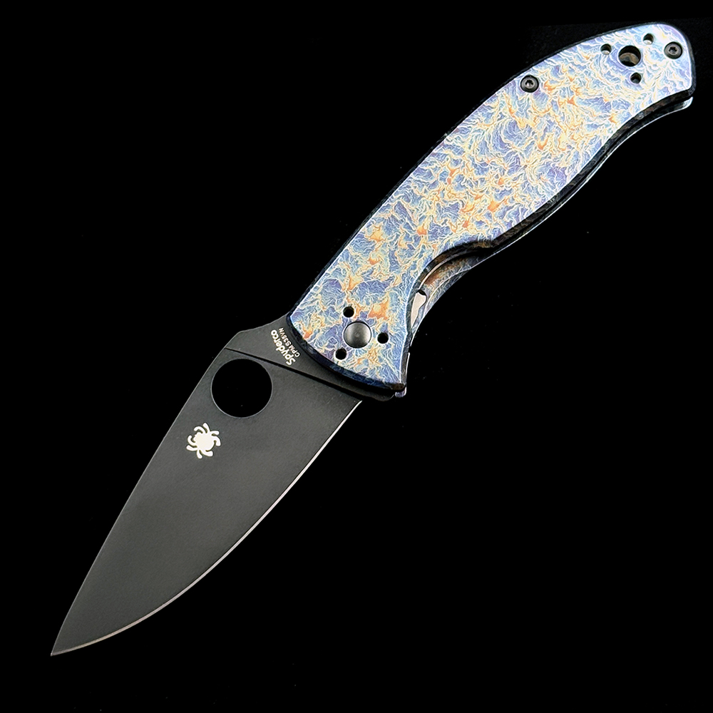 C122TIP Tenacious T&L Pattern Titanium Handles Knife