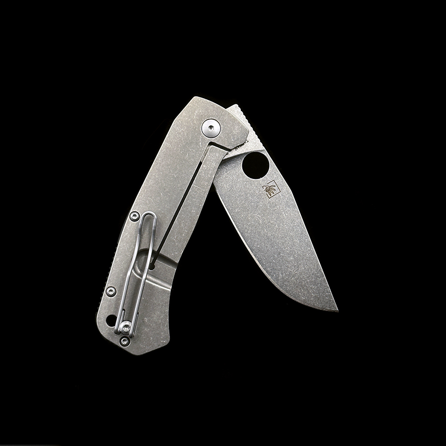 C186TIP Slysz Bowie bearing Titanium Knives