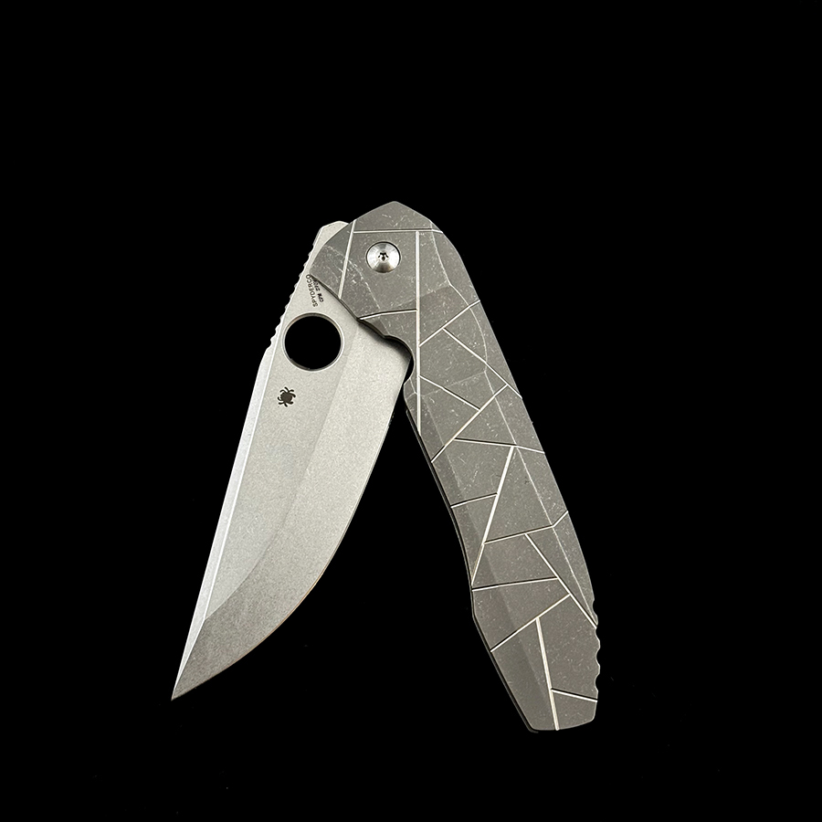 C199TIP %DC53 Blade Nirvana TC4 Handle Knife