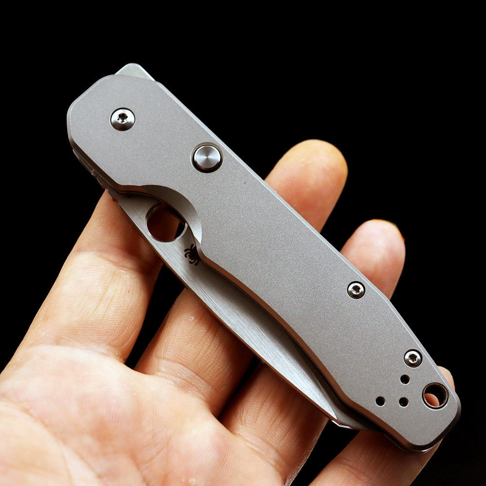 C240TIP Kevin Smock %100 VG10 Blade, Titanium handles Knife