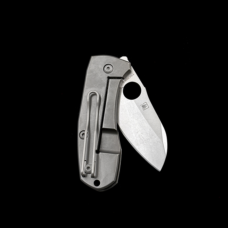 C158TIP Titanium Handles Folding Knife